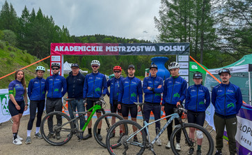 Reprezentacja Politechniki Rzeszowskiej na AMP w Kolarstwie Górskim Krynica-Zdrój 2026