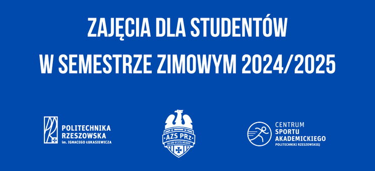 Zajęcia w semestrze zimowym 2024/2025