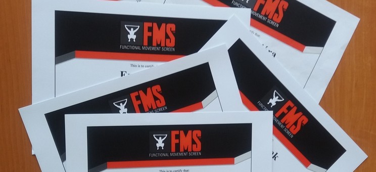 Certyfikaty z kursu FMS - 2018 r.