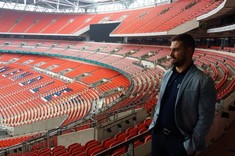 mgr Przemysław Biskup na stadionie Wembley (2)