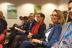 mgr Grzegorz Sowa, dr Ewa Polak i dr Adrianna Gardzińska na obradach