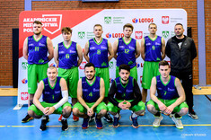 AMP koszykówka mężczyzn 2021 zespół PRz fot. OKAPI STUDIO