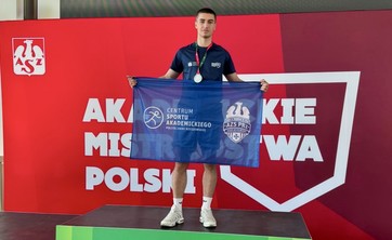 Srebrny medal Mateusza Opałki na Akademickich Mistrzostwach Polski w Kickboxingu - Warszawa 2026