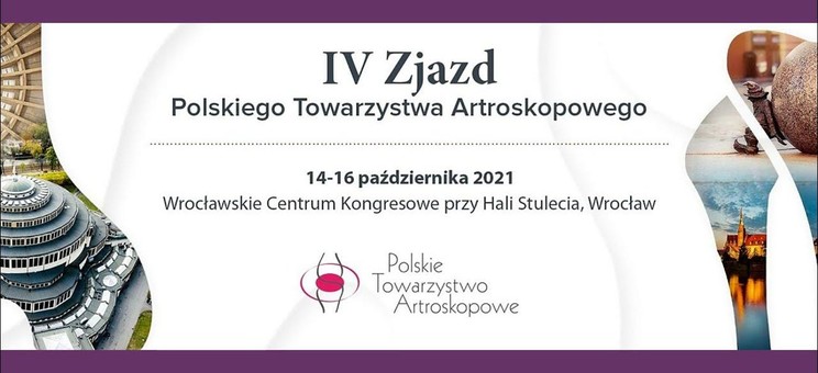 Plakat IV Zjazdu Polskiego Towarzystwa Artroskopowego