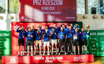 Historyczny sukces siatkarzy Politechniki Rzeszowskiej w Akademickich Mistrzostwach Polski