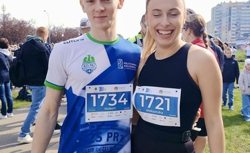 Reprezentanci Politechniki Rzeszowskiej na trasie 19 PKO Półmaratonu Rzeszowskiego