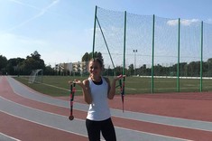 Kamila Tłuczek z medalami AMP fot. własne