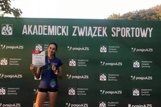 Patrycja Surowiec z medalem AMP fot. własne