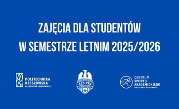 Zajęcia w semestrze letnim 2025/2026
